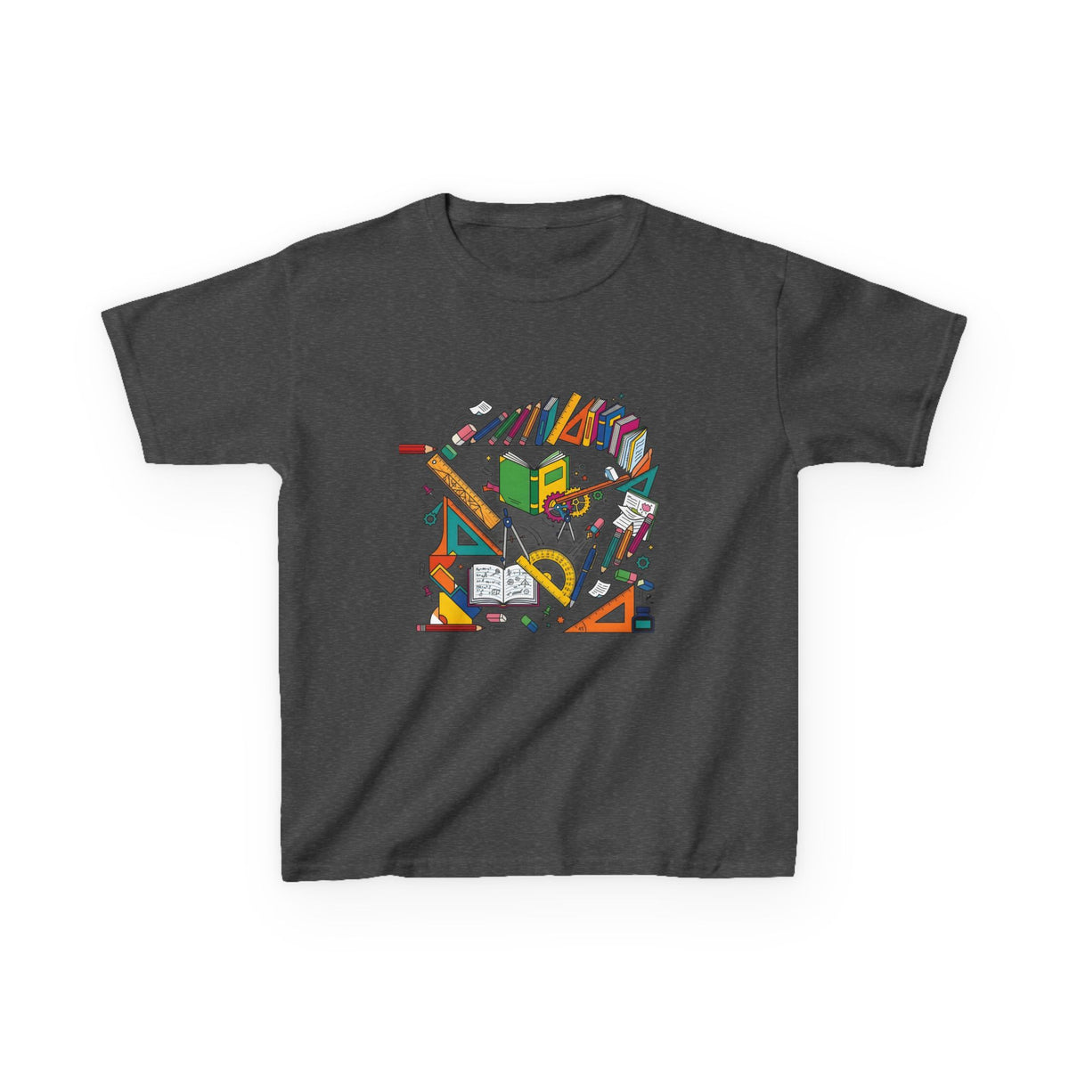 Kids School Supplies Tee - Doodle Art 2026 | Back to School