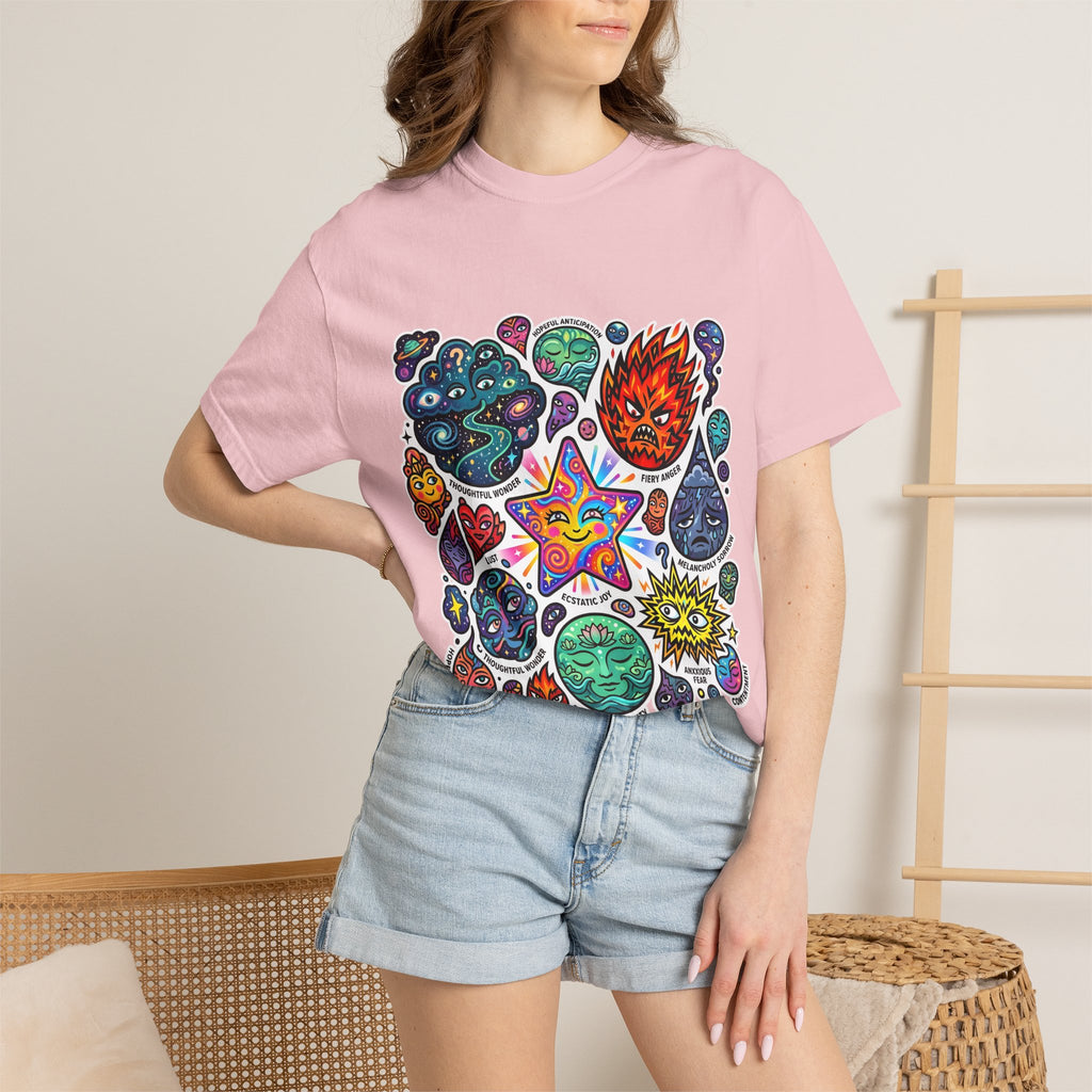 Comfort Colors T-Shirt - Psychedelic Emotions Art | Mental Health