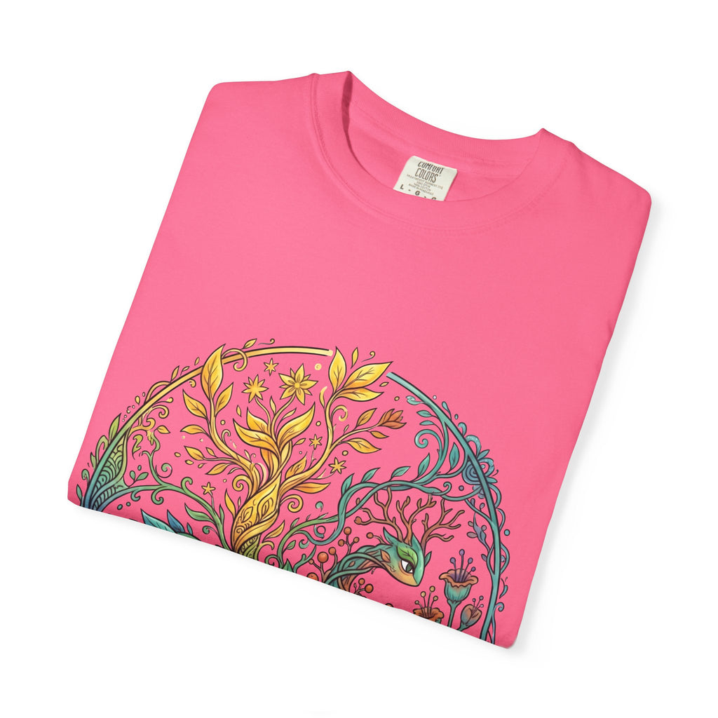 Elemental Dragon Tree T-Shirt - Mystical Nature Art | Comfort Colors