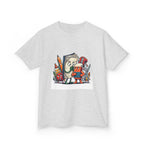 Kids Cartoon T-Shirt - Mischievous School Supplies & Stationery