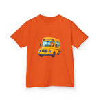 Kids School Bus T-Shirt - Cute Squirrel Driving Cartoon Tee | Back to