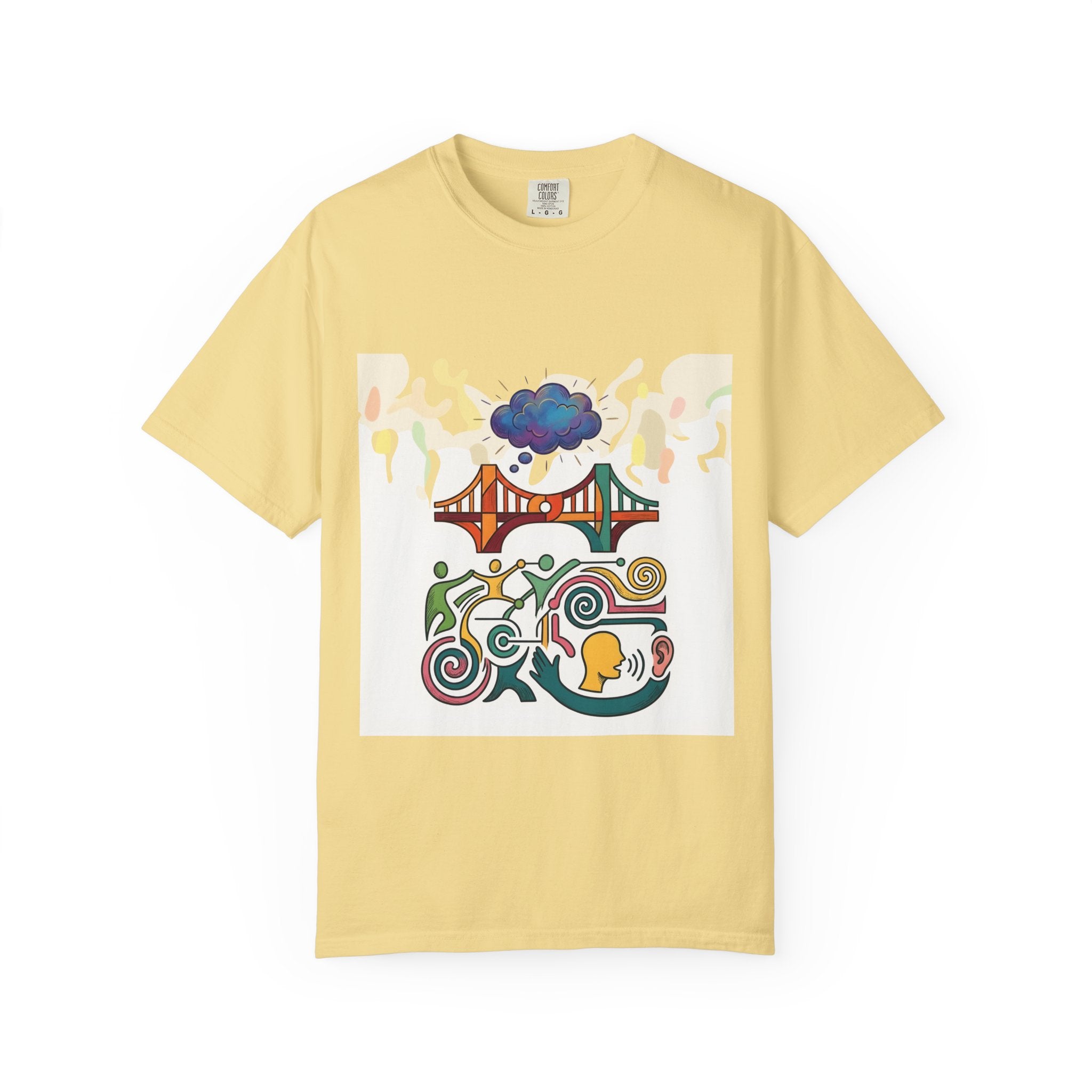 Comfort Colors T-shirt - Symbolic Connection | Abstract Communication