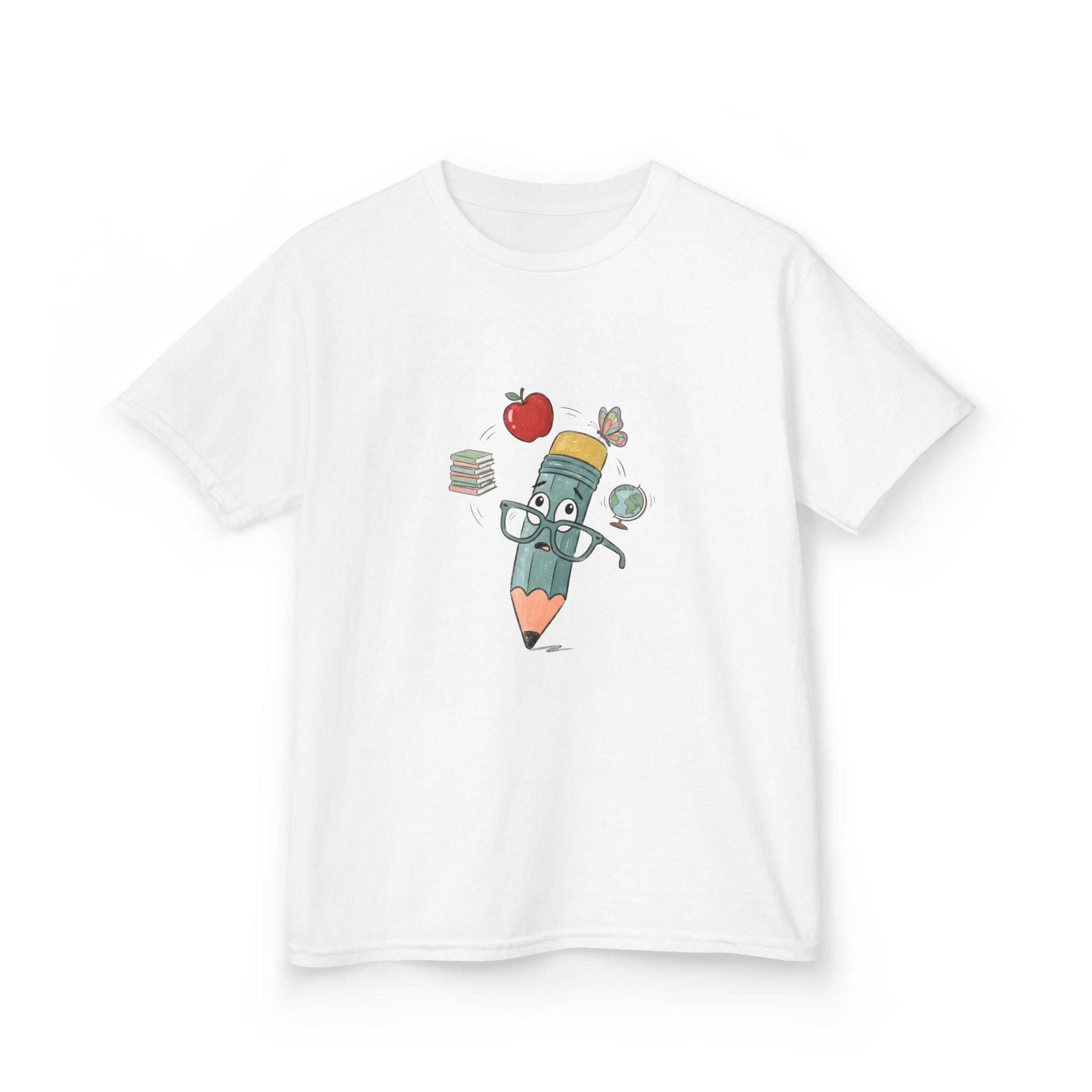 Kids School T-Shirt - Hand-Drawn Whimsical Learning Design