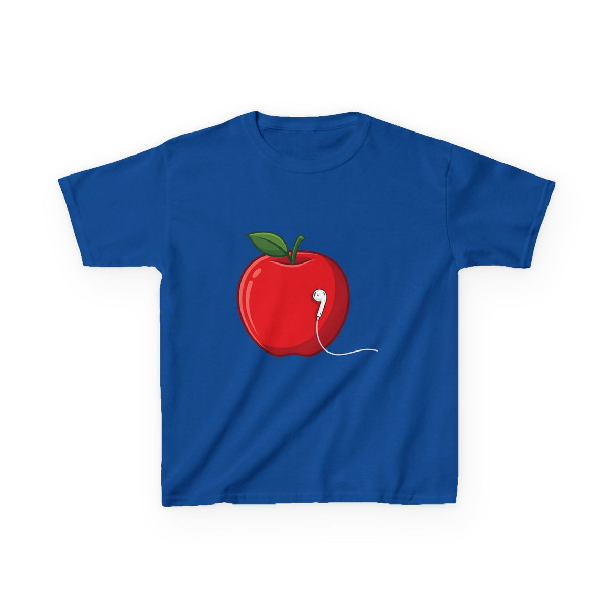 Kids Tee - Cartoon Minimalist Apple Music Earbud Tech