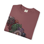Unisex T-shirt - Dark Fantasy Celtic Skull Ankh | Garment-Dyed