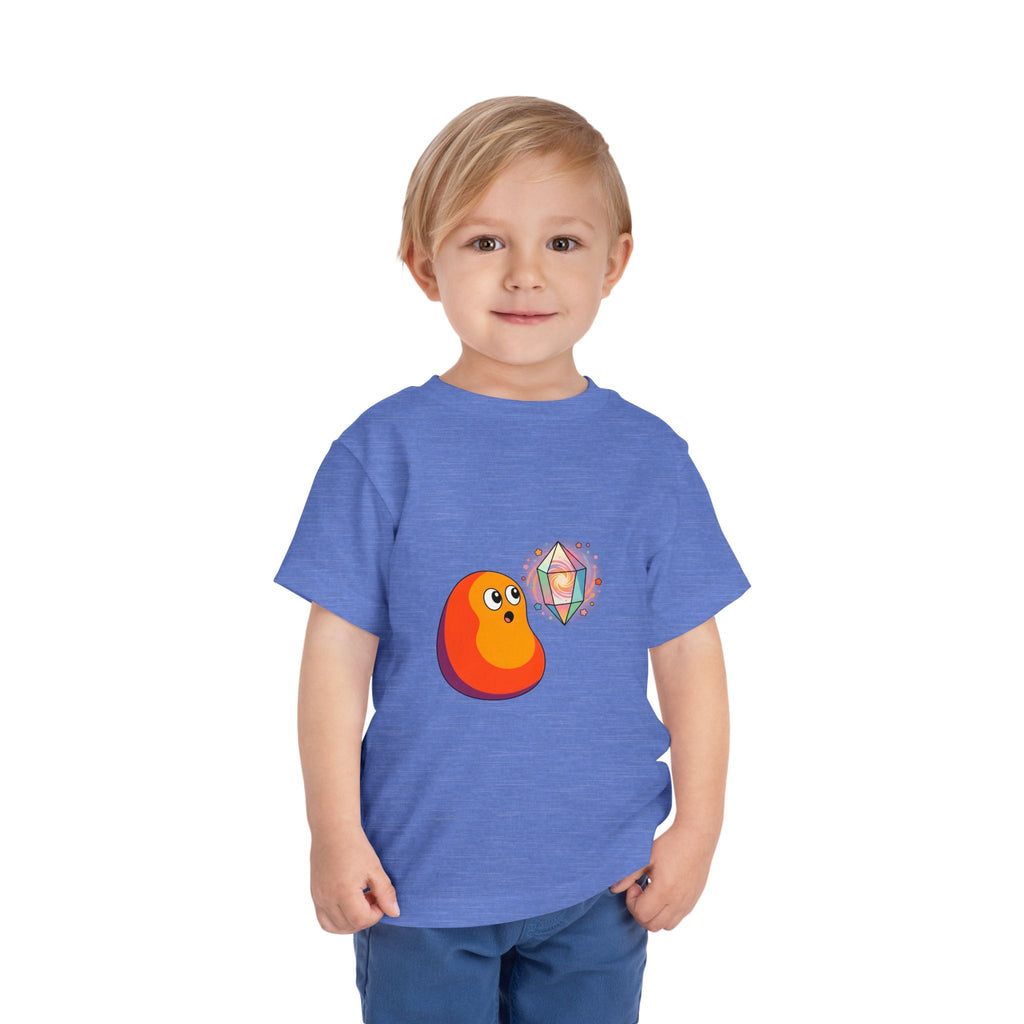 Toddler Short Sleeve Tee - Whimsical Cosmic Creature Stars