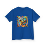 Kids Tee - Dynamic School Supplies Cartoon | Back to School Fun