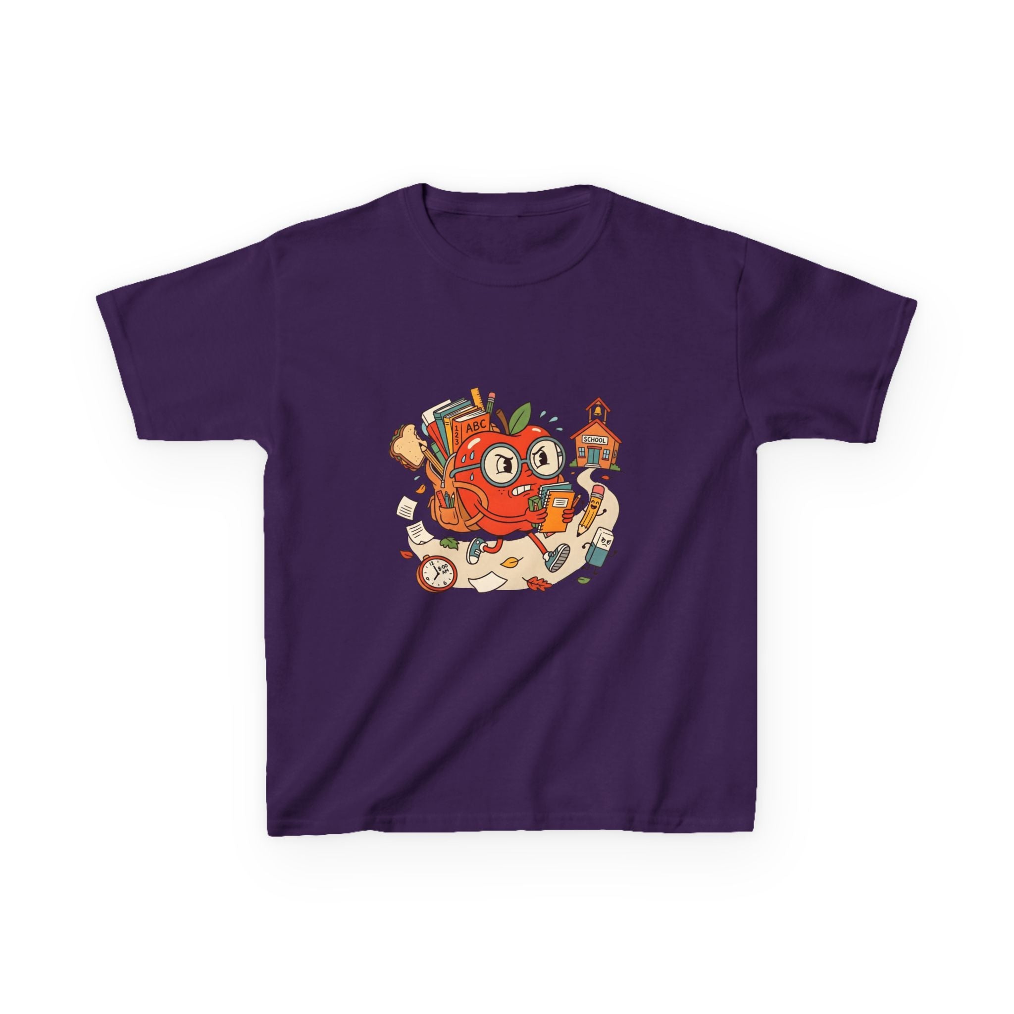 Kids Back to School Tee - Playful ABC 123 School Design