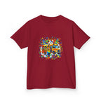 Kids Back to School Tee - Colorful School Bus & Student Shirt