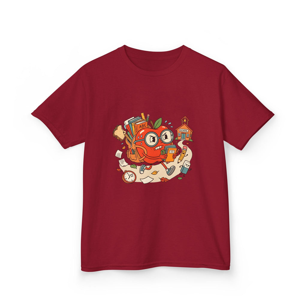 Kids Back to School Tee - Playful ABC 123 School Design