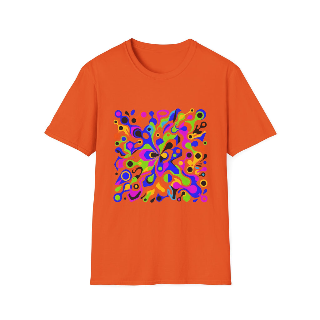 Unisex T-Shirt - Vibrant Organic Abstract | Psychedelic Flow
