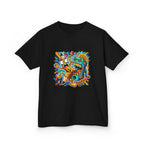 Kids Tee - Dynamic School Supplies Cartoon | Back to School Fun