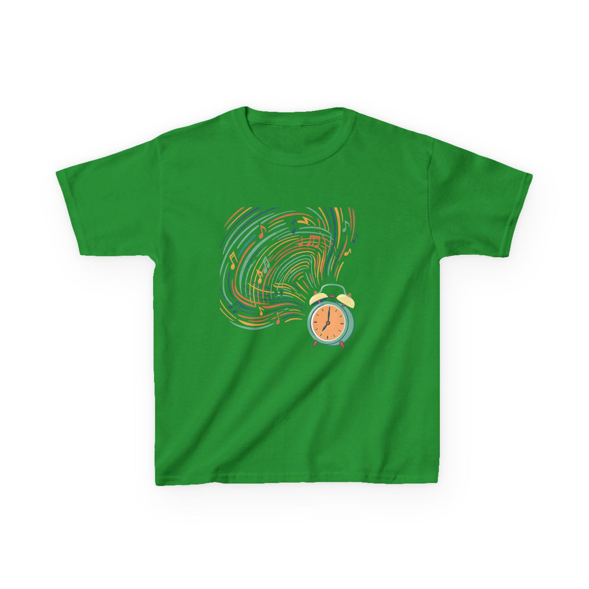 Kids Tee - Retro Music Alarm Clock | Abstract Playful Design