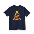 Kids Tee - Noir Stationery Detective Team | Cartoon Comic Style