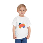 Toddler Short Sleeve Tee - Whimsical Space Design | Kids Cosmic