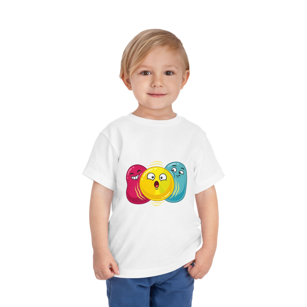 Toddler Funny Blob Character Tee | Playful Cartoon Kids Shirt