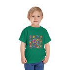 Toddler T-Shirt - Vibrant Whimsical Creatures | Doodle Art