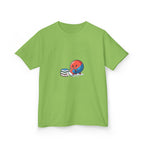 Kids Heavy Cotton Tee - Cute School Learning Cartoon Shirt