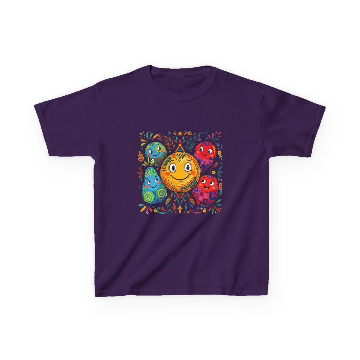 Kids Tee - Happy Friends & Colorful Joy | Playful Character Gift