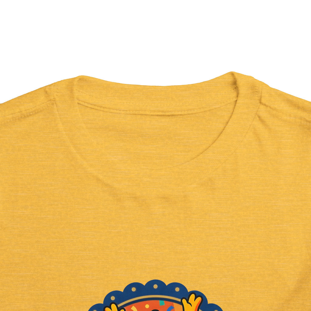 Toddler Tee - Vibrant Playful Celebration Dancing Confetti Shirt