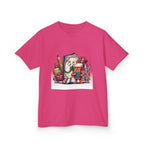 Kids Cartoon T-Shirt - Mischievous School Supplies & Stationery