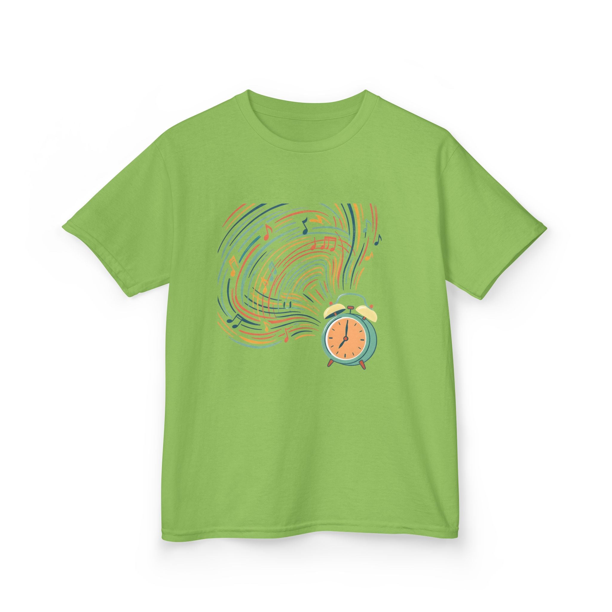 Kids Tee - Retro Music Alarm Clock | Abstract Playful Design
