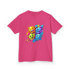 Kids T-Shirt - Vibrant Geometric Faces | Abstract Art