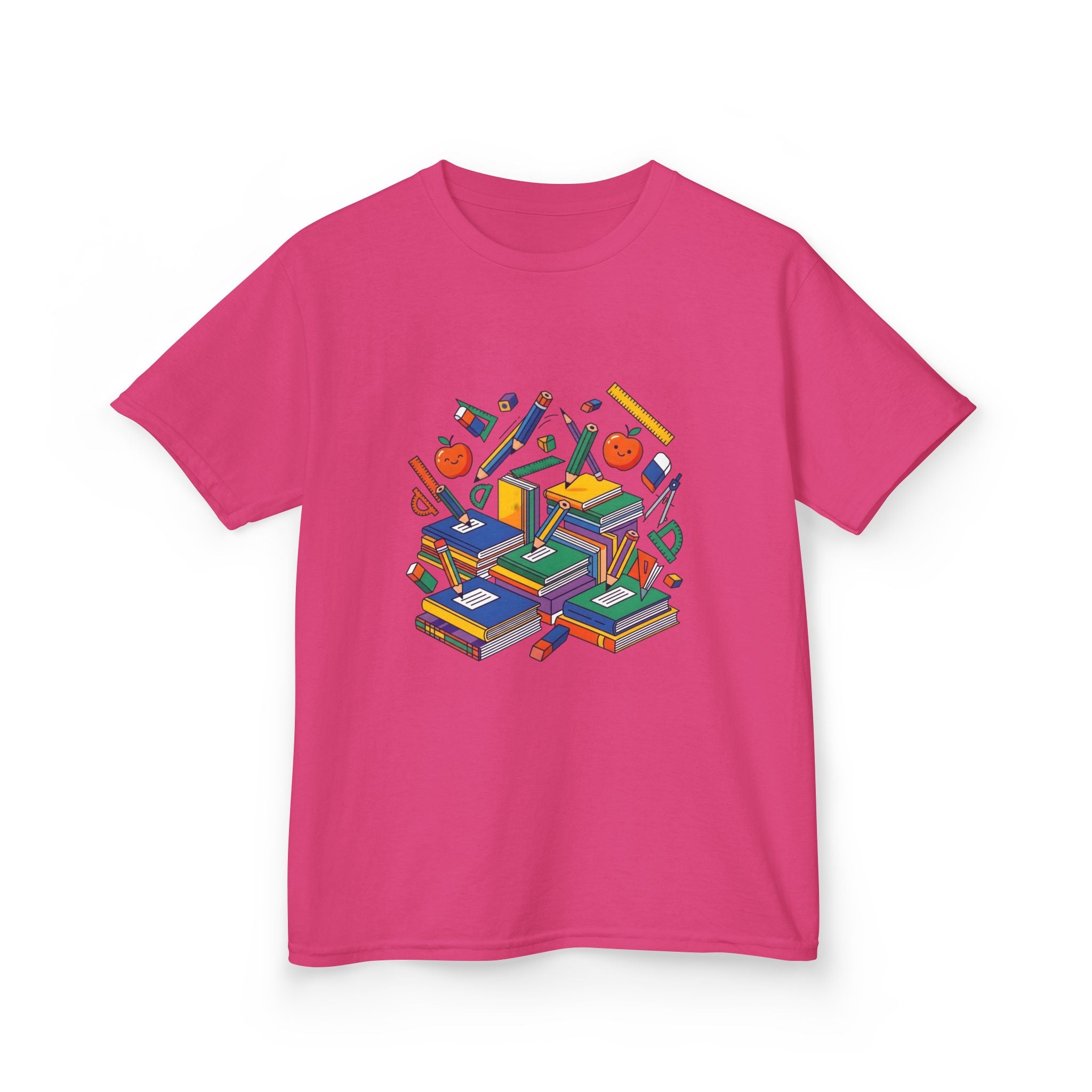 Kids School Supplies Tee - Colorful Education Design | Back to School