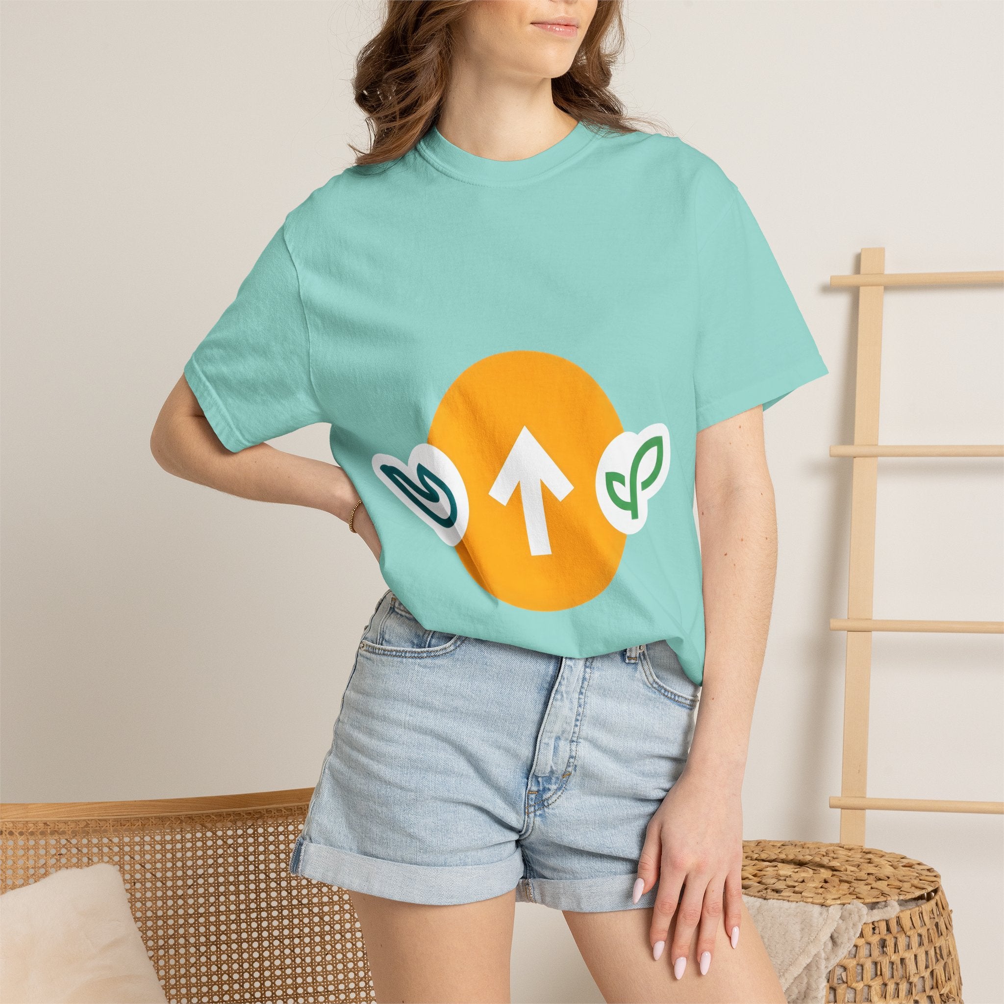 Symbolic Growth T-shirt - Modern Nature Aesthetic | Comfort Colors