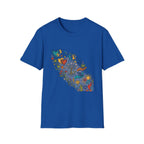 Unisex T-Shirt - Groovy Folk Art Love & Peace | Vibrant Community