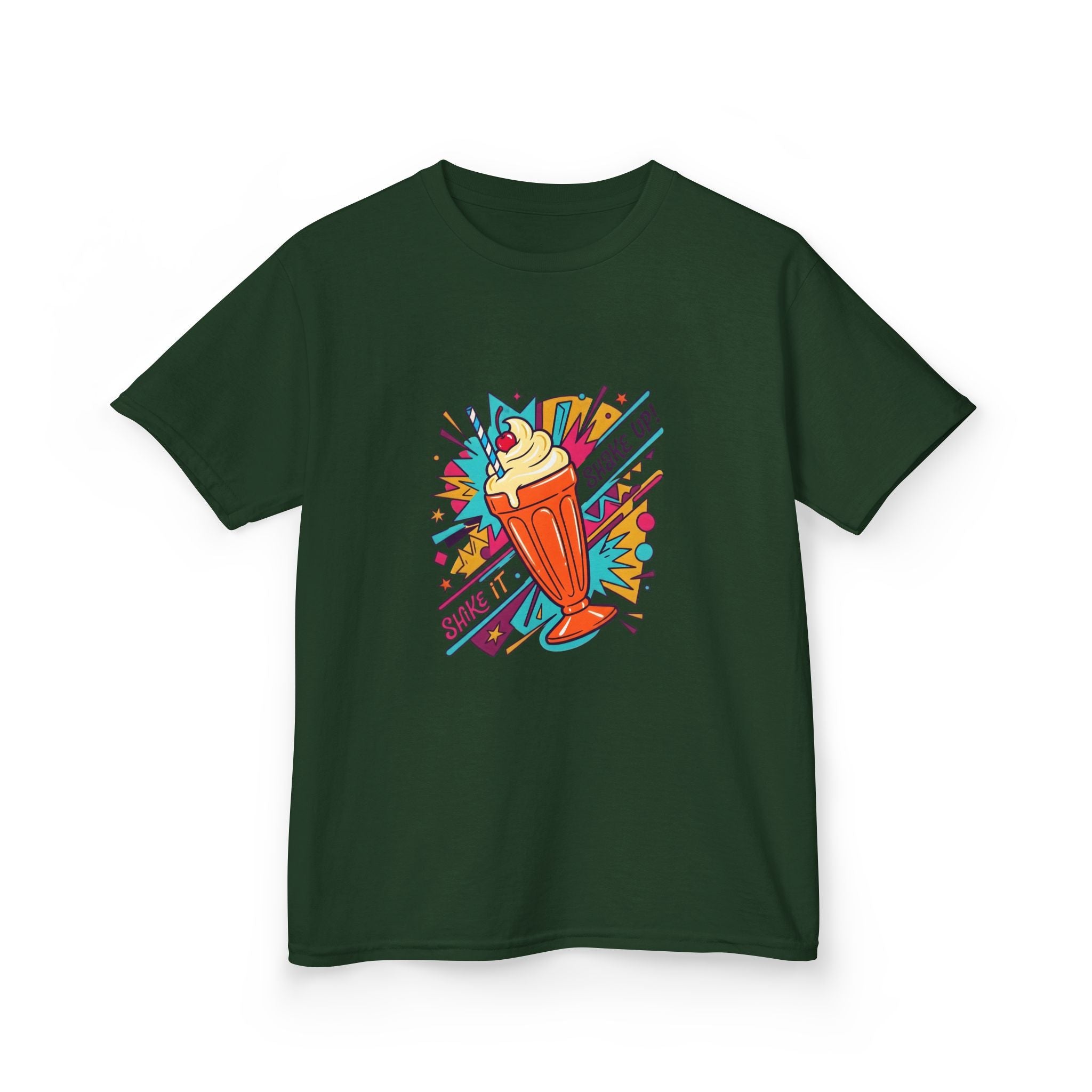 Kids Retro Pop Art Milkshake Tee - SHAKE IT UP! Dessert
