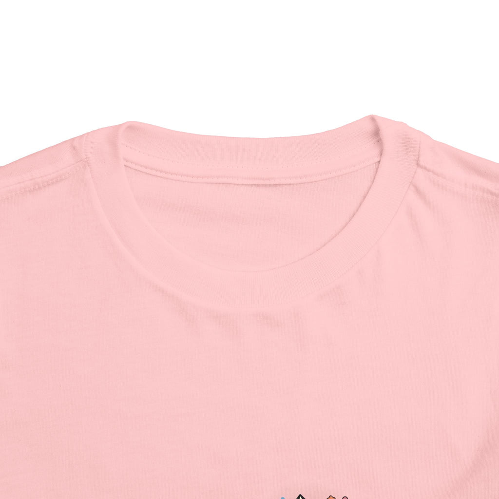 Toddler Short Sleeve Tee - Whimsical Cosmic Creature Stars