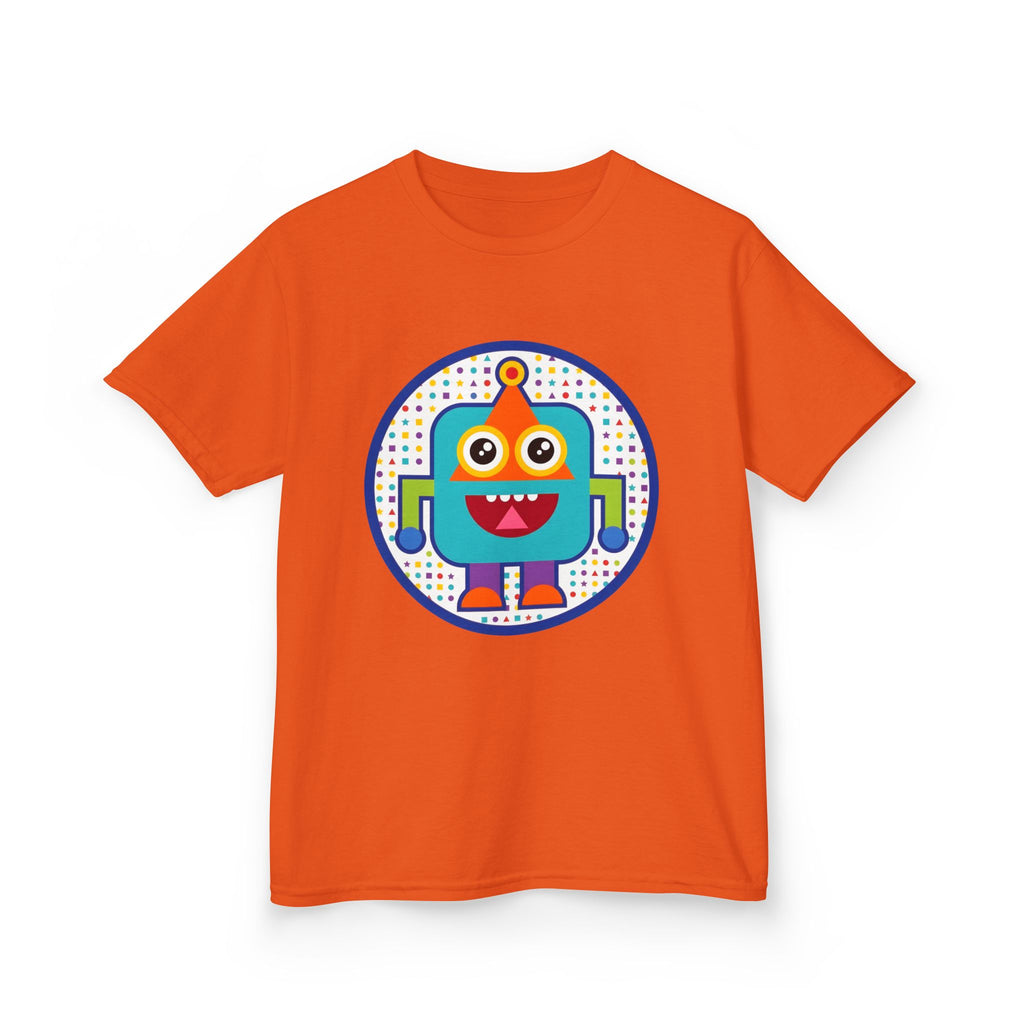 Kids Robot T-Shirt - Cute Geometric Design | Festive Party Tee