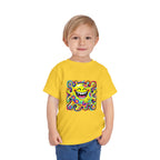 Toddler Tee - Vibrant Psychedelic Monster | Kids Abstract Cartoon Art
