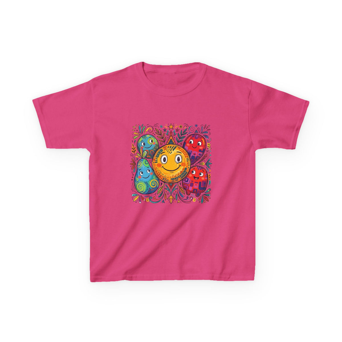 Kids Tee - Happy Friends & Colorful Joy | Playful Character Gift