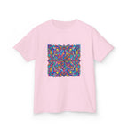 Kids Tee - Retro Geometric Kaleidoscope Abstract | 90s Aesthetic Top