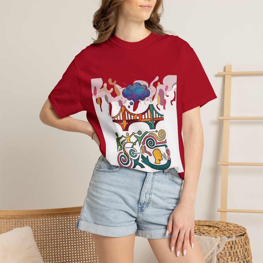 Comfort Colors T-shirt - Symbolic Connection | Abstract Communication