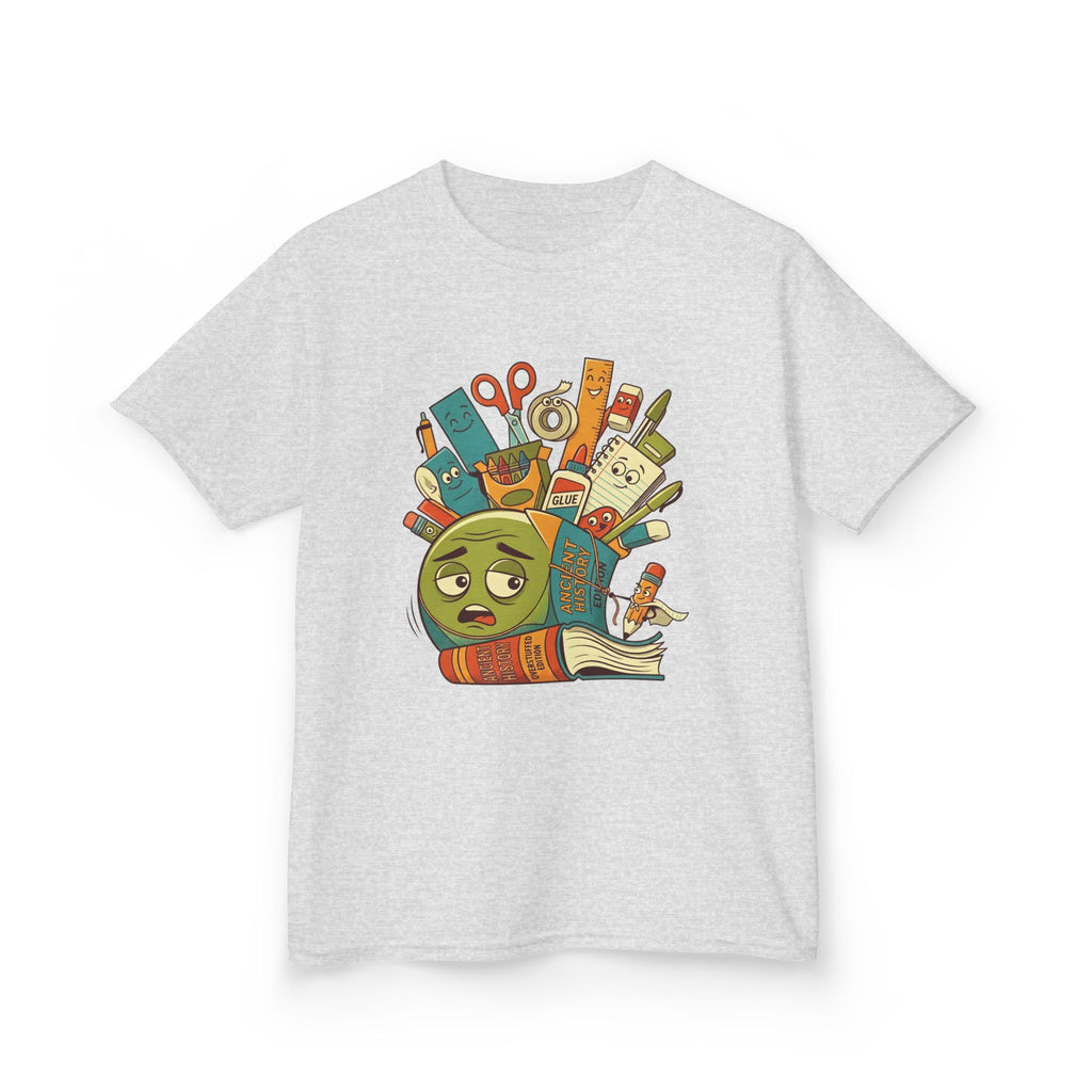 Kids Tee - Ancient History Overstuffed Edition | School Stress Back