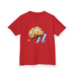 Kids School Bus Tee - Cute School Supplies Shirt | Back to School 2026
