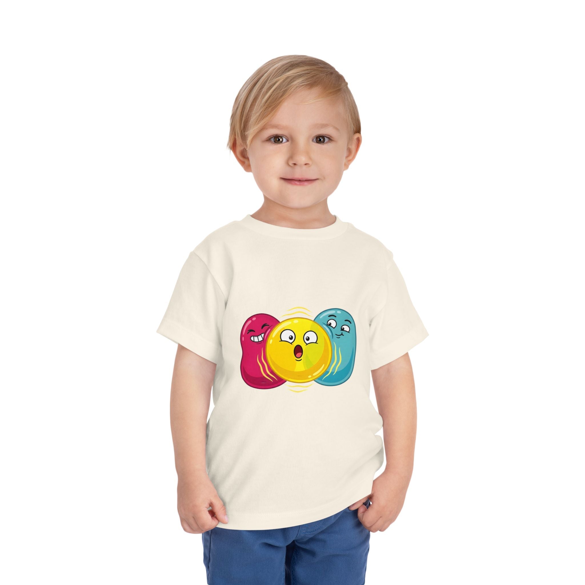 Toddler Funny Blob Character Tee | Playful Cartoon Kids Shirt