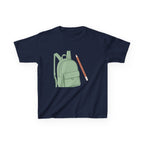 Kids Tee - Cartoon School Supplies Backpack Pencil | Back to School