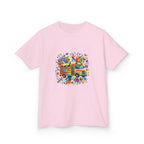 Kids Back to School Tee - Colorful School Bus & Student Shirt