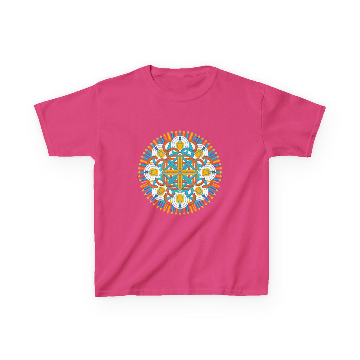 Kids T-Shirt - Math & Drafting Tools Mandala | STEM