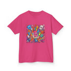 Kids T-Shirt - Cartoon School Supplies Doodle | Back to School