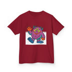 Kids T-Shirt - Cute 3-Eyed Monster Cartoon | Colorful & Fun