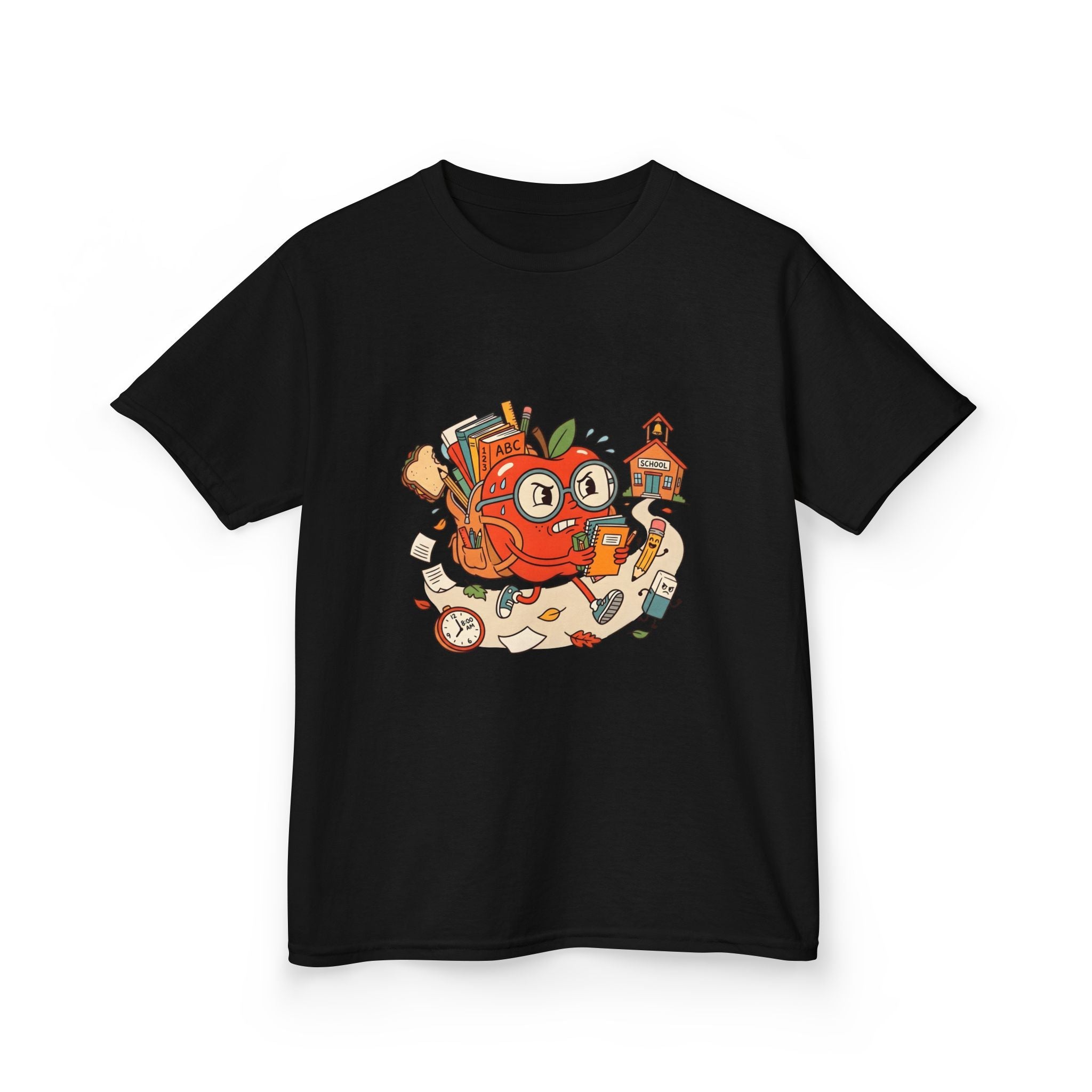 Kids Back to School Tee - Playful ABC 123 School Design