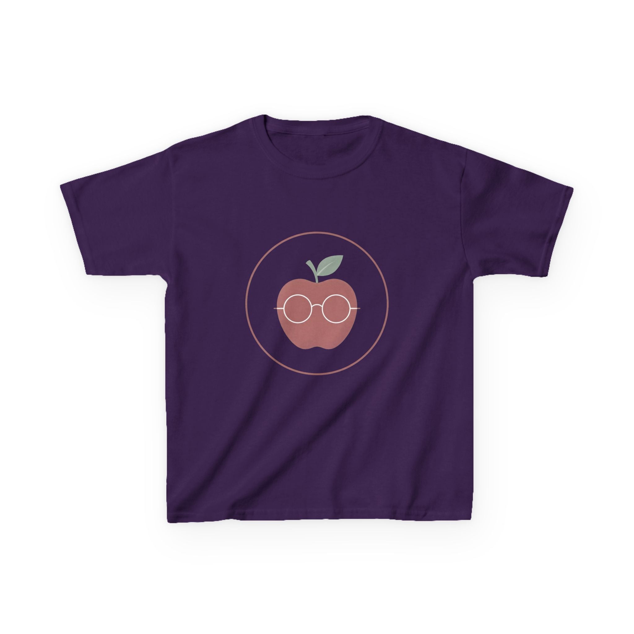 Kids Tee - Smart Apple with Glasses | Education & School