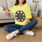 Unisex Steampunk T-Shirt - Ornate Mystical Mandala & Gears