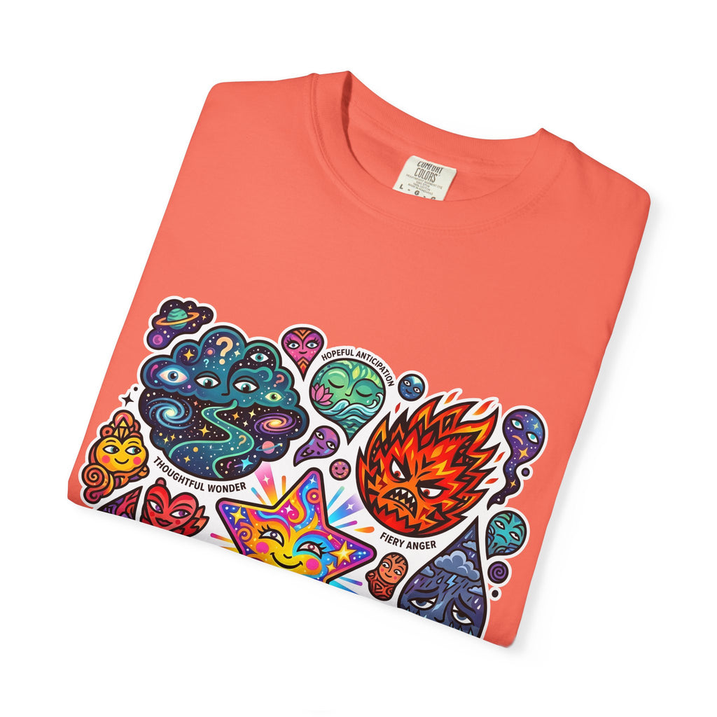 Comfort Colors T-Shirt - Psychedelic Emotions Art | Mental Health