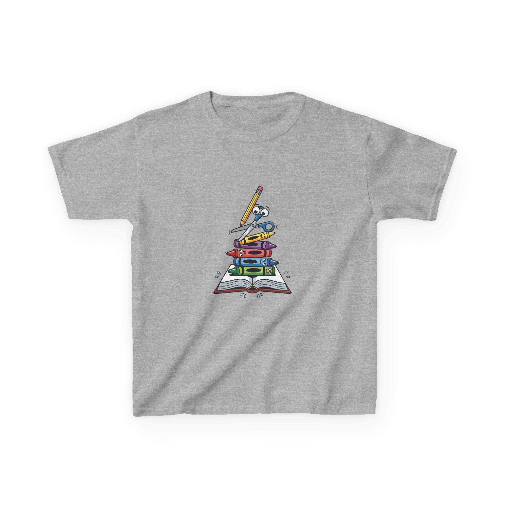 Back to School Kids Tee - Art Supplies Fun Design | 2026